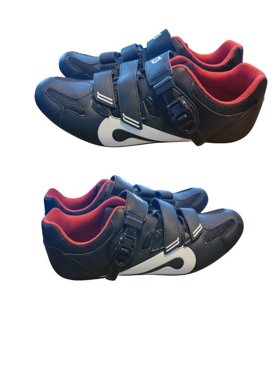 Peloton Altos Cycling Shoes IOB Black and Red main image 9